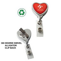 Chrome Heart Retractable Badge Reel (Label Only)